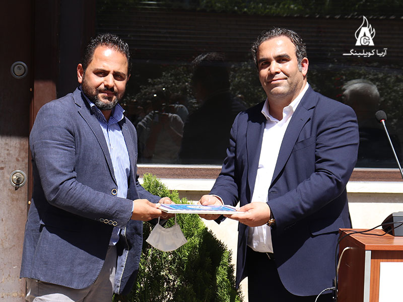 تجلیل رییس اتحادیه  از مهندس صالحی تجریشی